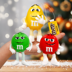 M&Ms Characters 3-pack Christmas Tree Ornament Set