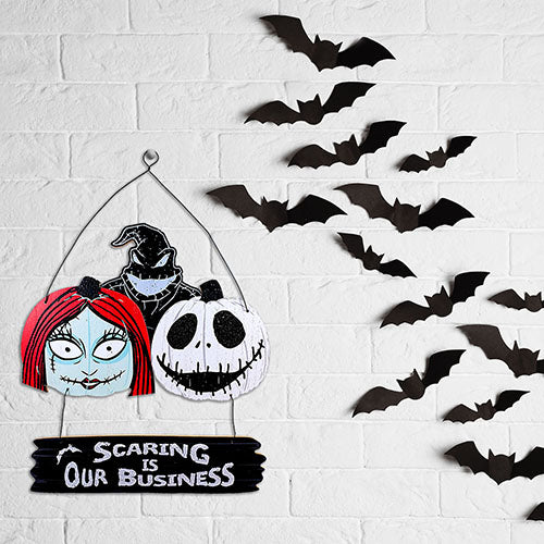 
                  
                    Disney The Nightmare Before Christmas MDF Hanging Sign "Scaring is our Business"
                  
                