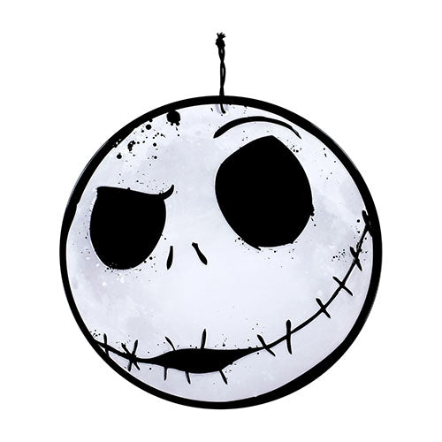 Disney The Nightmare Before Christmas 12 inch round metal sign featuring Jack Skellington