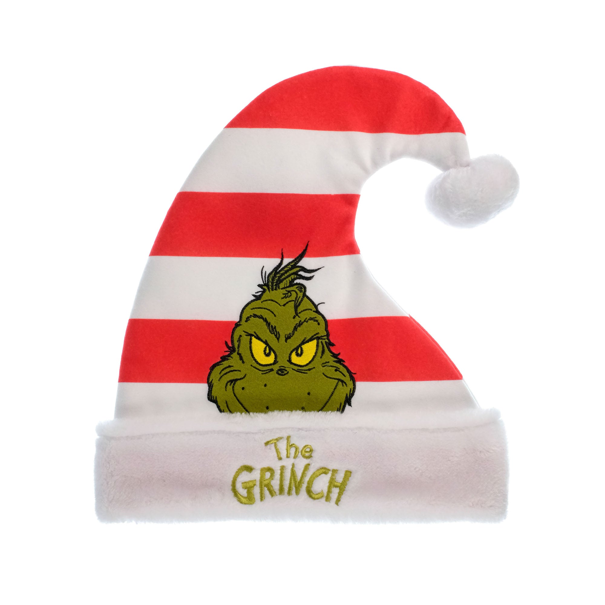 The Grinch Red Stripe Christmas Hat