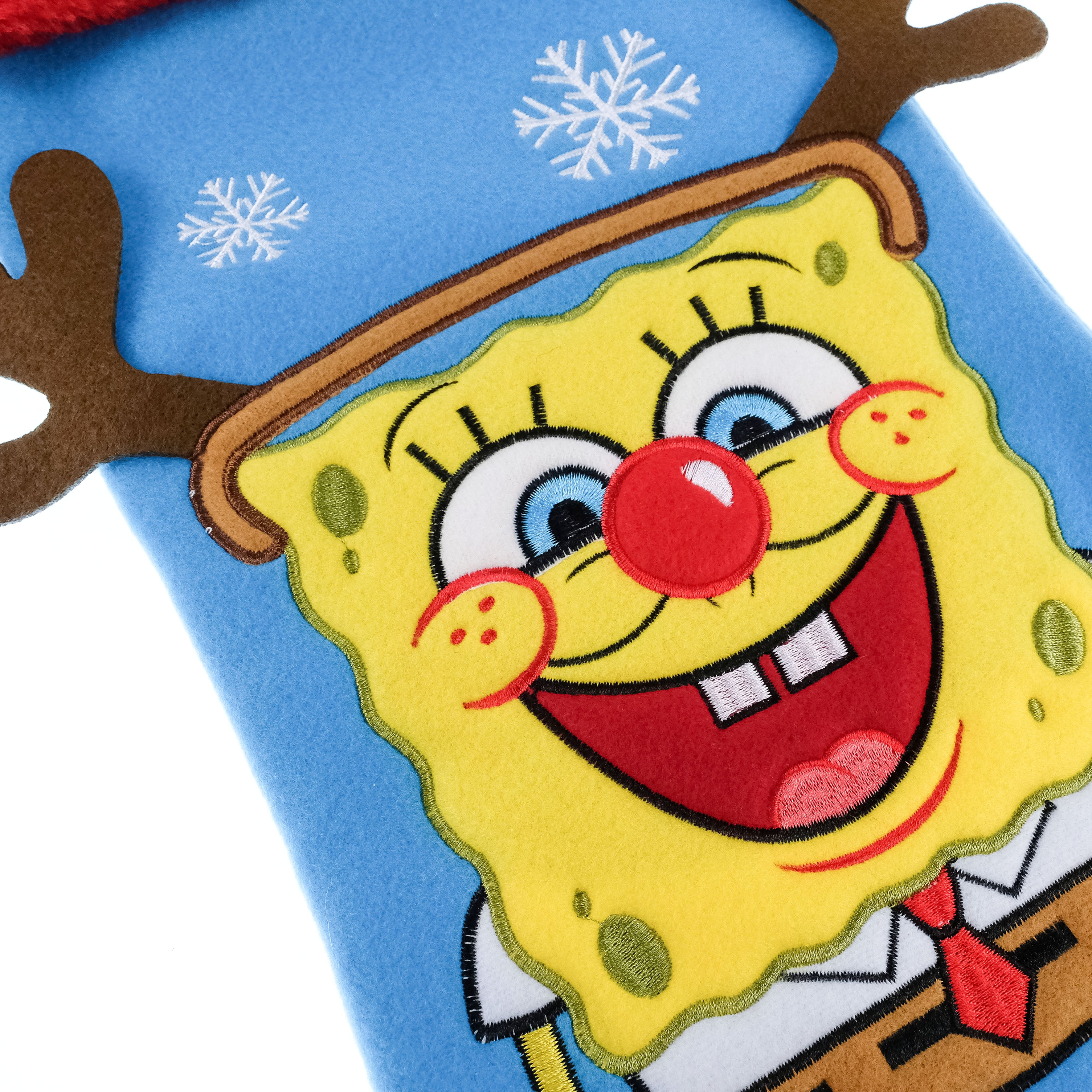 SpongeBob SquarePants 2003 Christmas Stocking Hanger Nickelodeon Viacom for  sale online