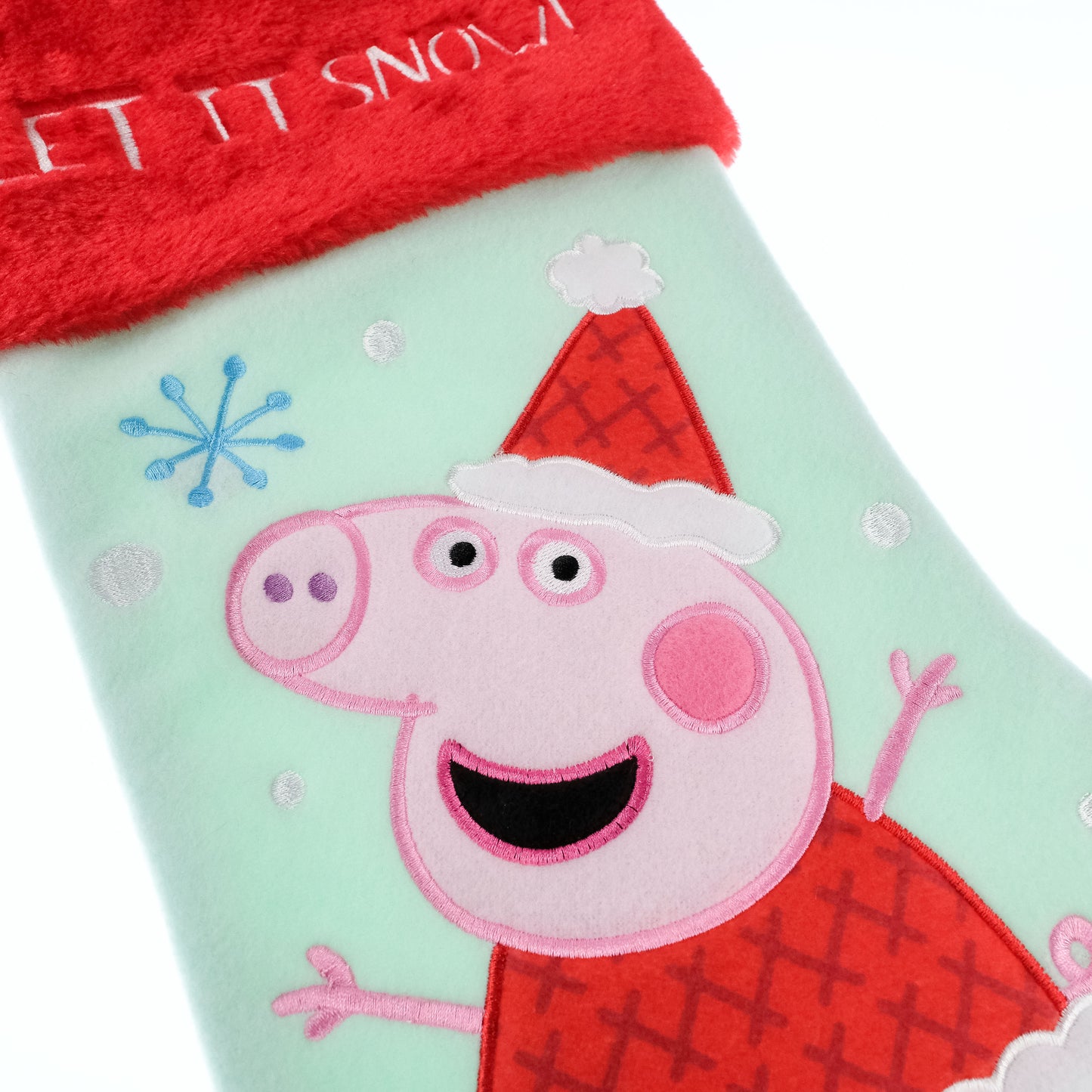 Peppa Pig Applique Christmas Stocking – WondaPop