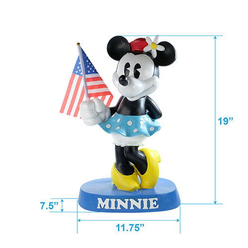 
                  
                    Disney 19" Minnie Mouse figurine waving the American Flag
                  
                