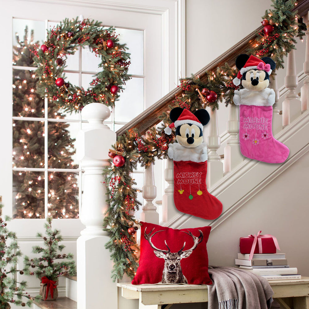 disney plush head christmas stockings