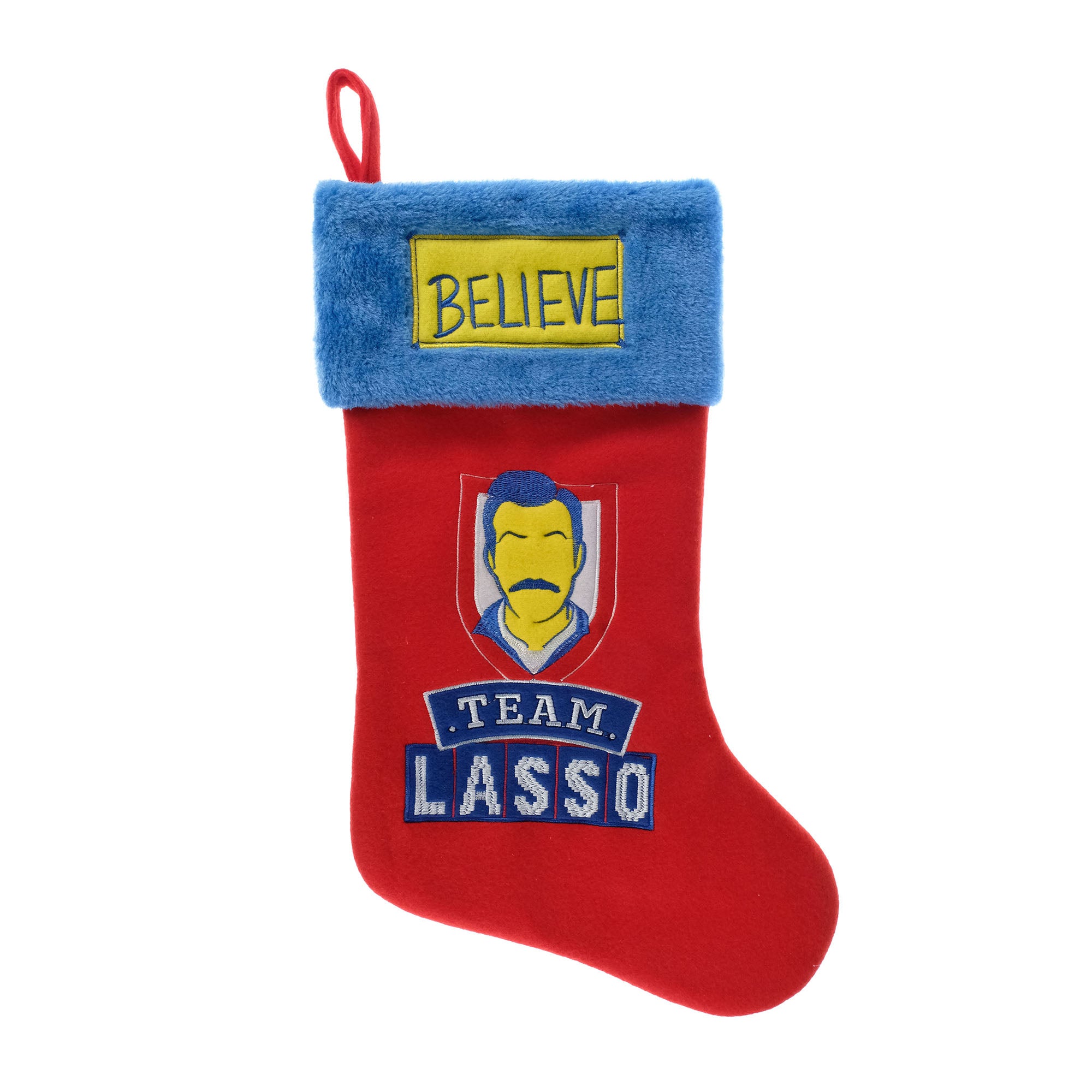 Ted Lasso Appliqué Christmas Stocking
