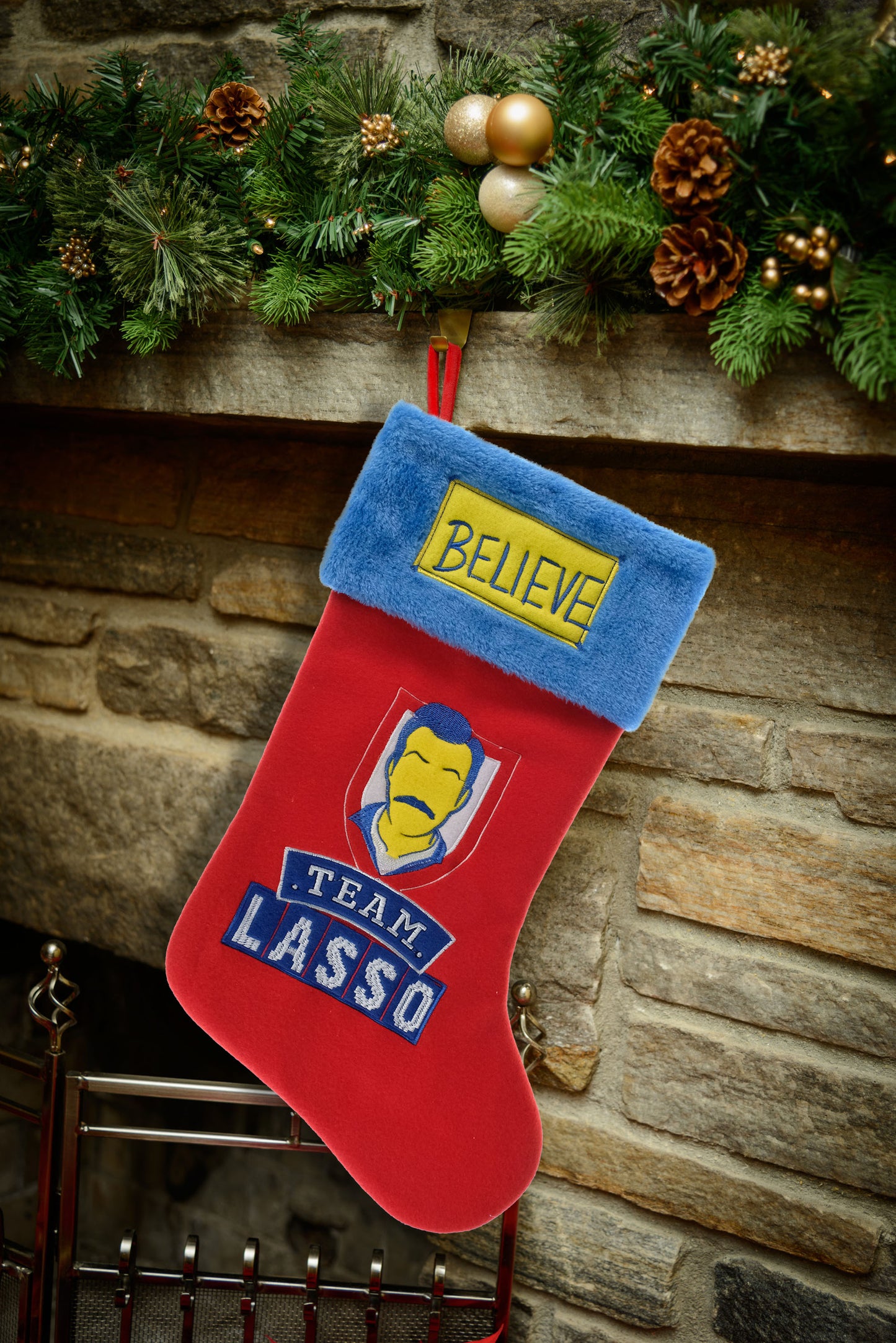 
                  
                    Ted Lasso Appliqué Christmas Stocking
                  
                