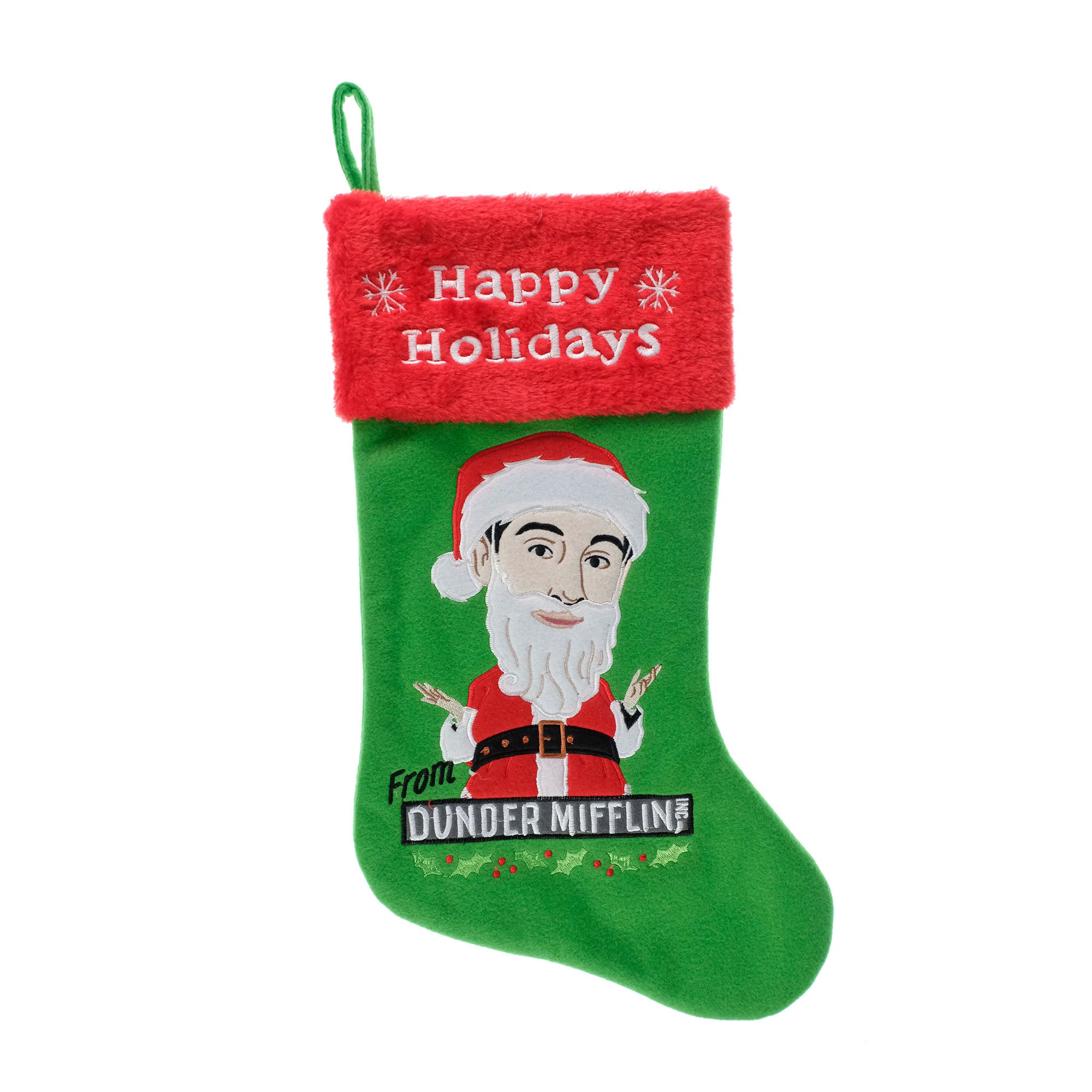 The Office Appliqué Christmas Stocking