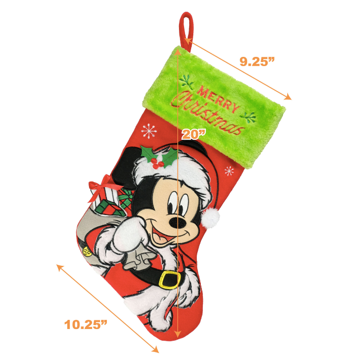 
                  
                    Mickey Mouse Appliqué Christmas Stocking
                  
                