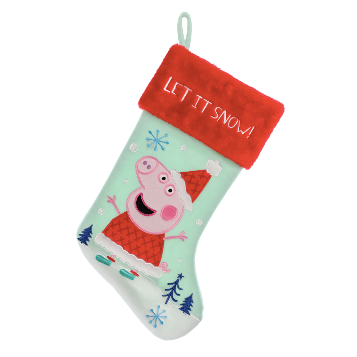 
                  
                    Peppa Pig Applique Christmas Stocking
                  
                