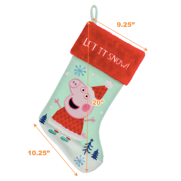 
                  
                    Peppa Pig Applique Christmas Stocking
                  
                