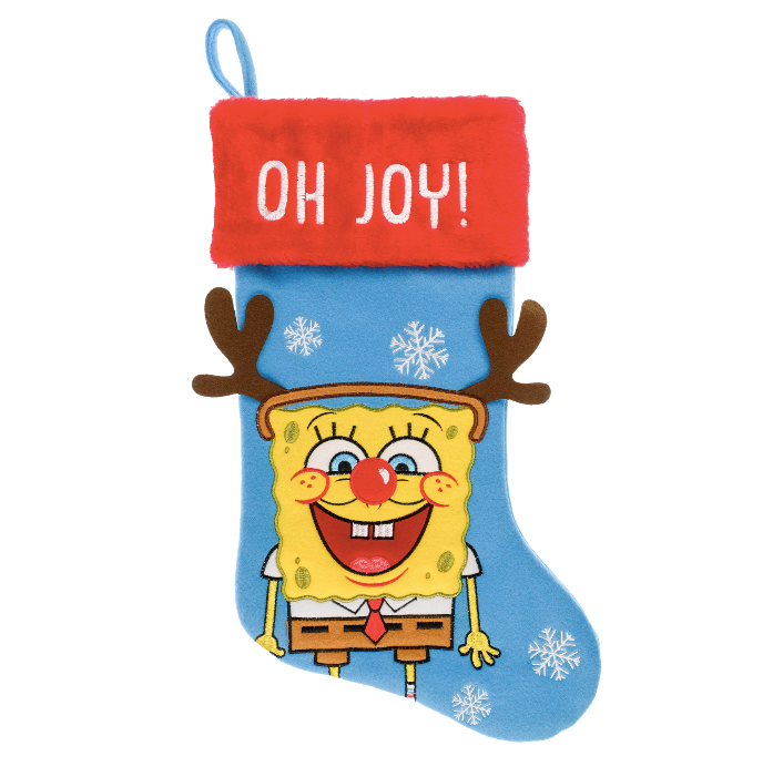 SpongeBob SquarePants Applique Christmas Stocking