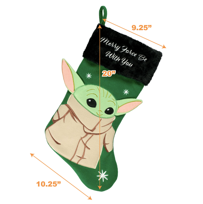 
                  
                    Star Wars - Baby Yoda Applique Christmas Stocking
                  
                
