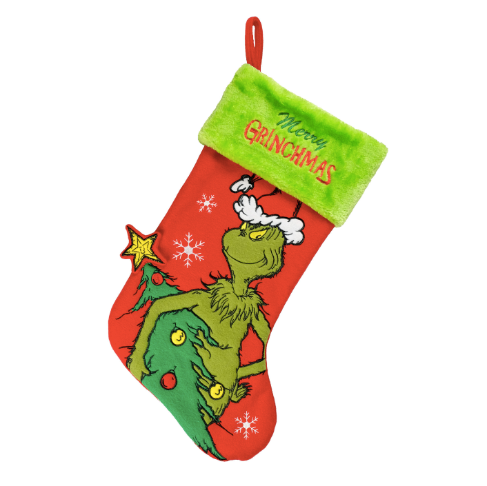 
                  
                    The Grinch 20" Appliqué Christmas Stocking
                  
                