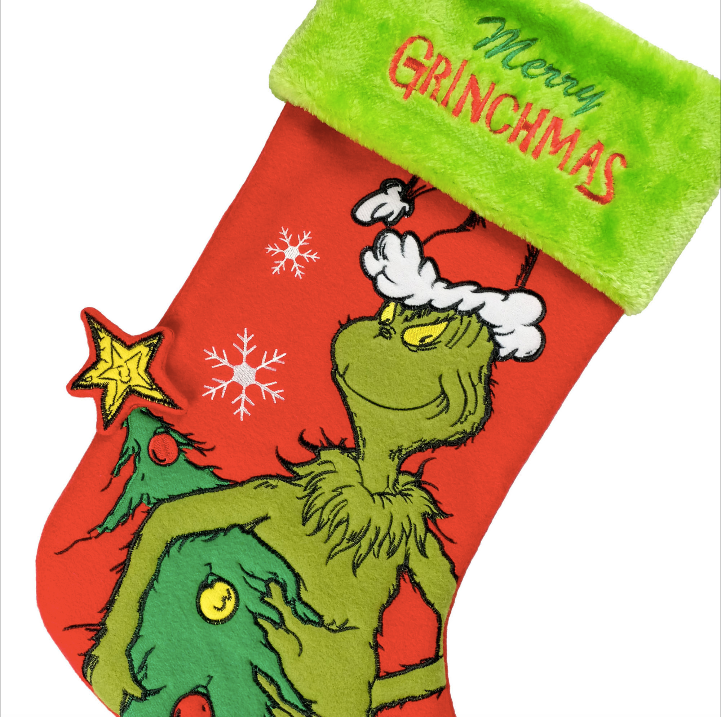 
                  
                    The Grinch 20" Appliqué Christmas Stocking
                  
                