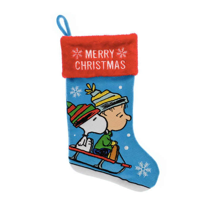 Peanuts Embroidered Christmas Stocking