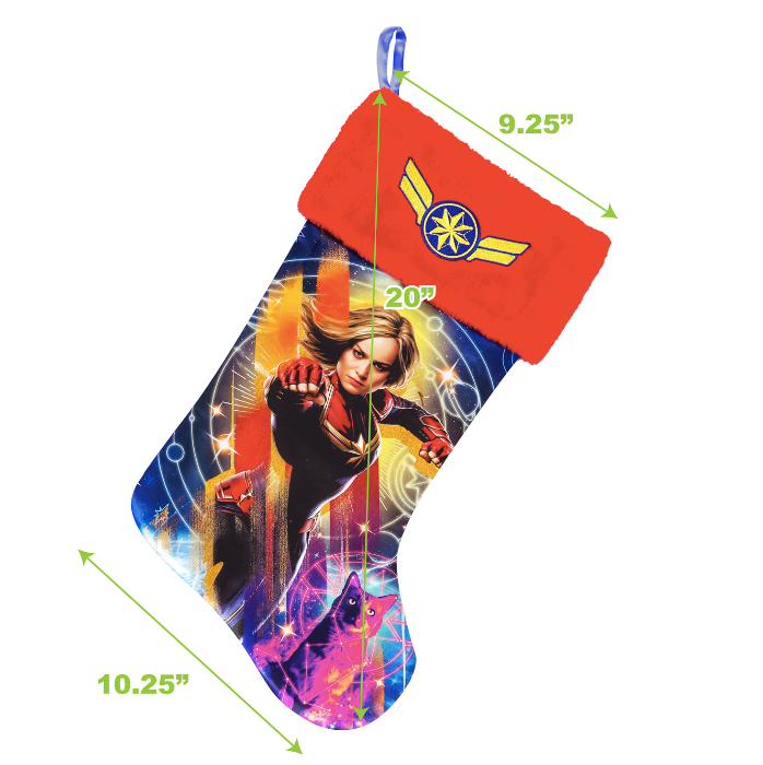 
                  
                    Captain Marvel Satin Christmas Stocking
                  
                