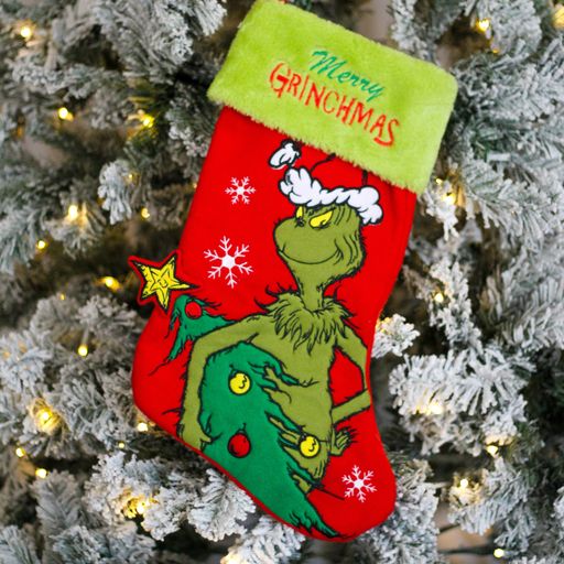 
                  
                    The Grinch 20" Appliqué Christmas Stocking
                  
                