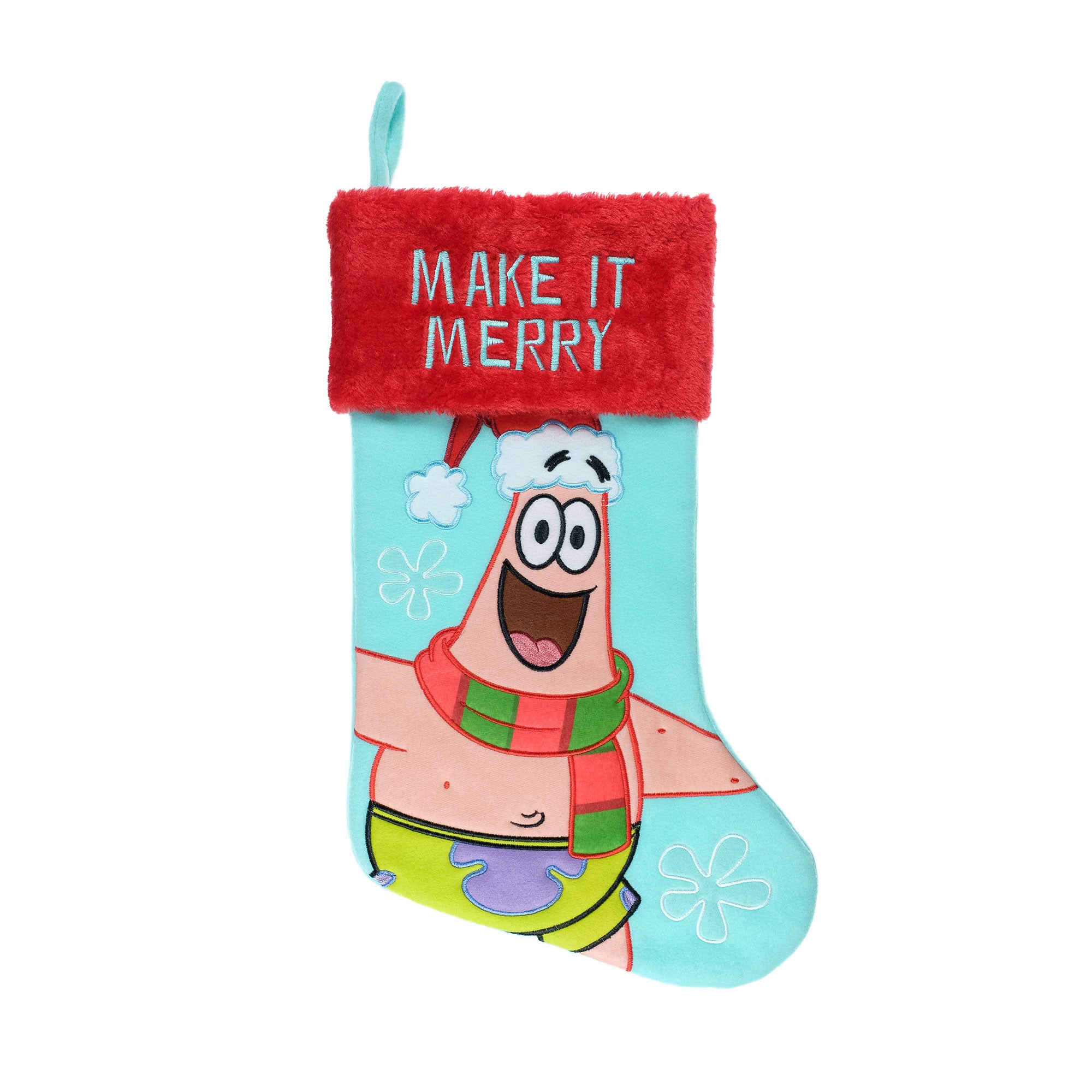 SpongeBob SquarePants - Patrick Applique Christmas Stocking