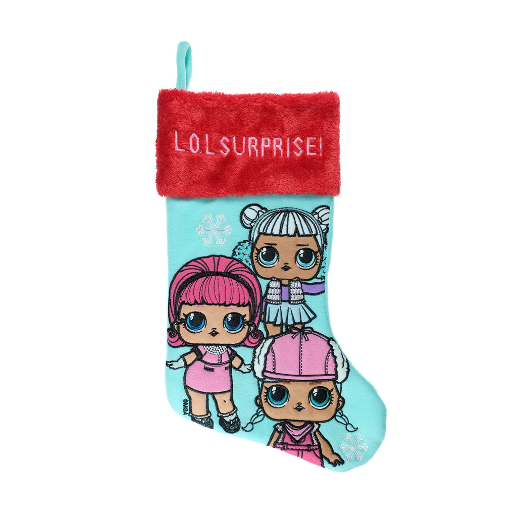 LOL Surprise Embroidered 20" Applique Christmas Stocking