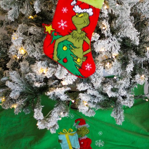 
                  
                    The Grinch 20" Appliqué Christmas Stocking
                  
                